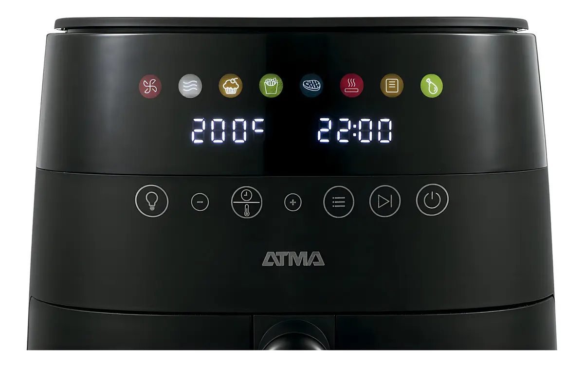 Freidora De Aire Atma Fr248ap 1750w 8l Y Control Táctil — imagen 4