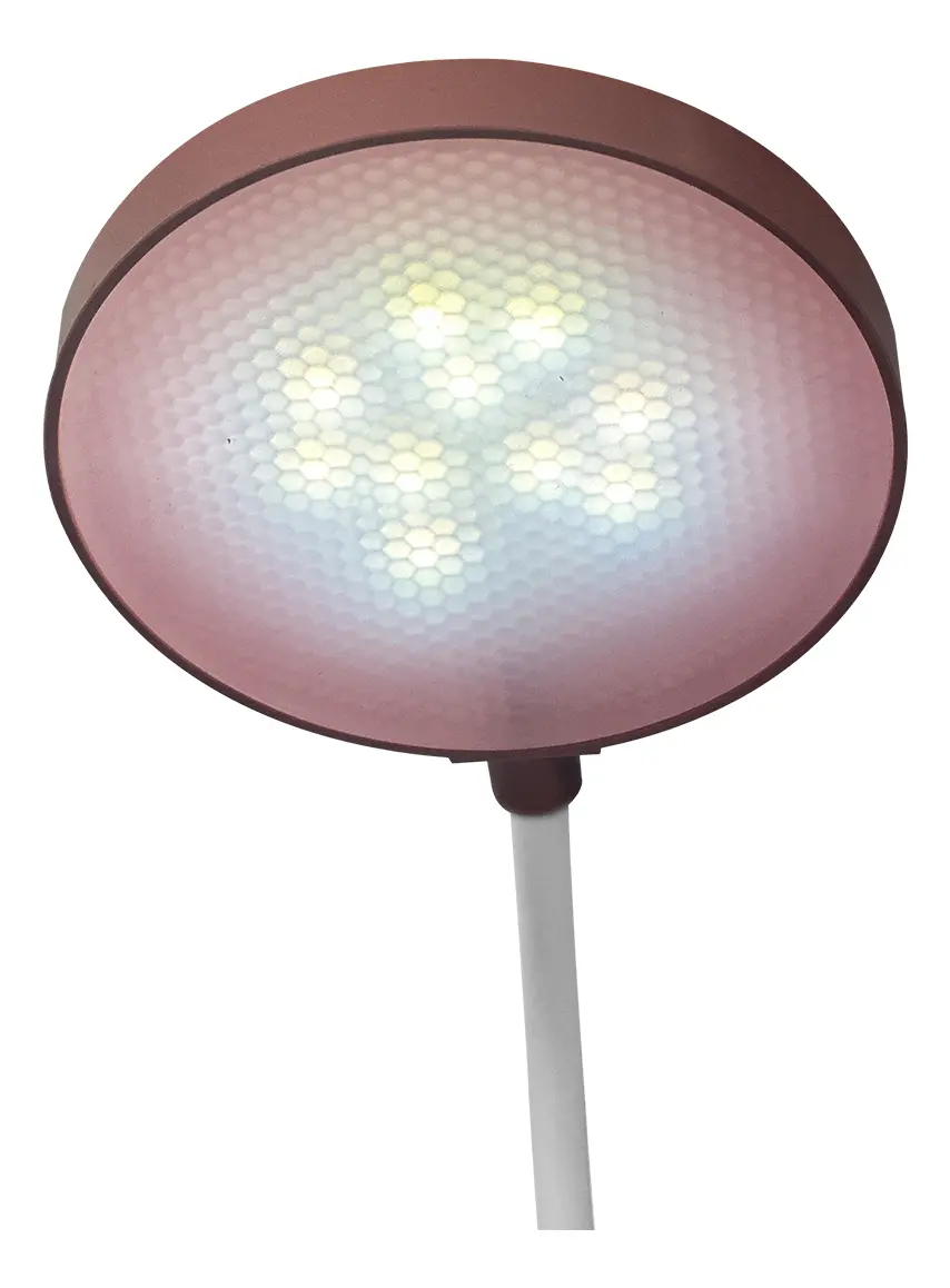 Lámpara LED Velador Dakota Recargable — Lapicero + Soporte Celular (Rosa) — imagen 4