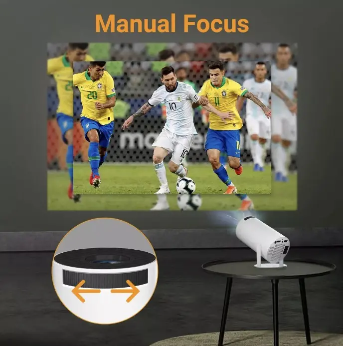 Proyector Led Smart Android 11 Fhd 4500 Lumenes Wifi Bt Color Blanco — imagen 2