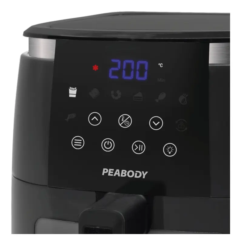 Freidora De Aire Peabody Pe-afd650n 6,5l Visor 7 Programas Color Negro — imagen 3