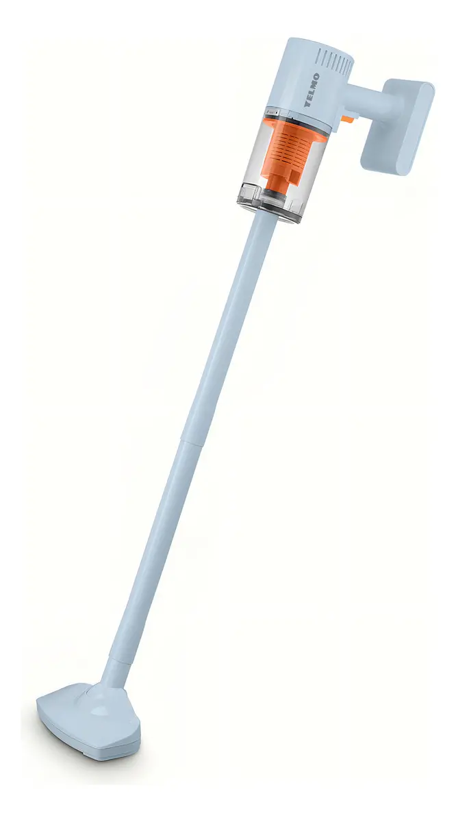 Aspiradora inalámbrica Yelmo As-3244 395ml Recargable USB - Celeste/naranja filtro HEPA — imagen 3