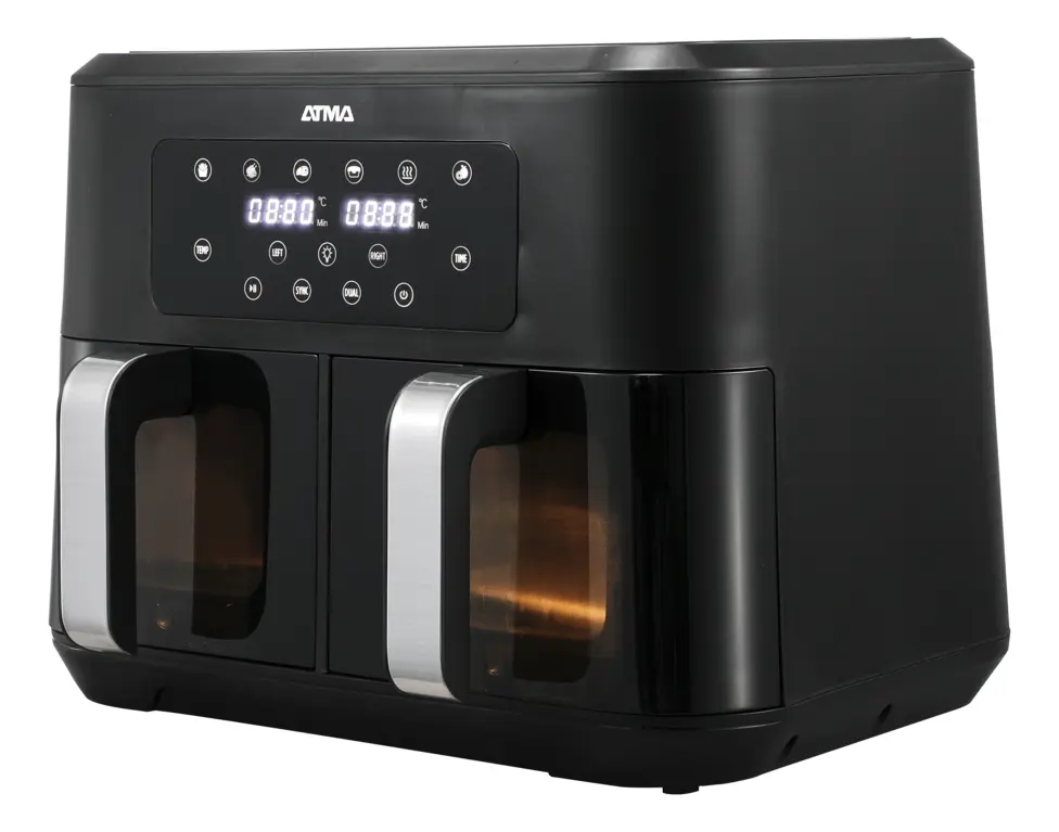 Freidora De Aire Atma Pro Doble Canasta 8.5 Litros 2200w Frd248a — imagen 3