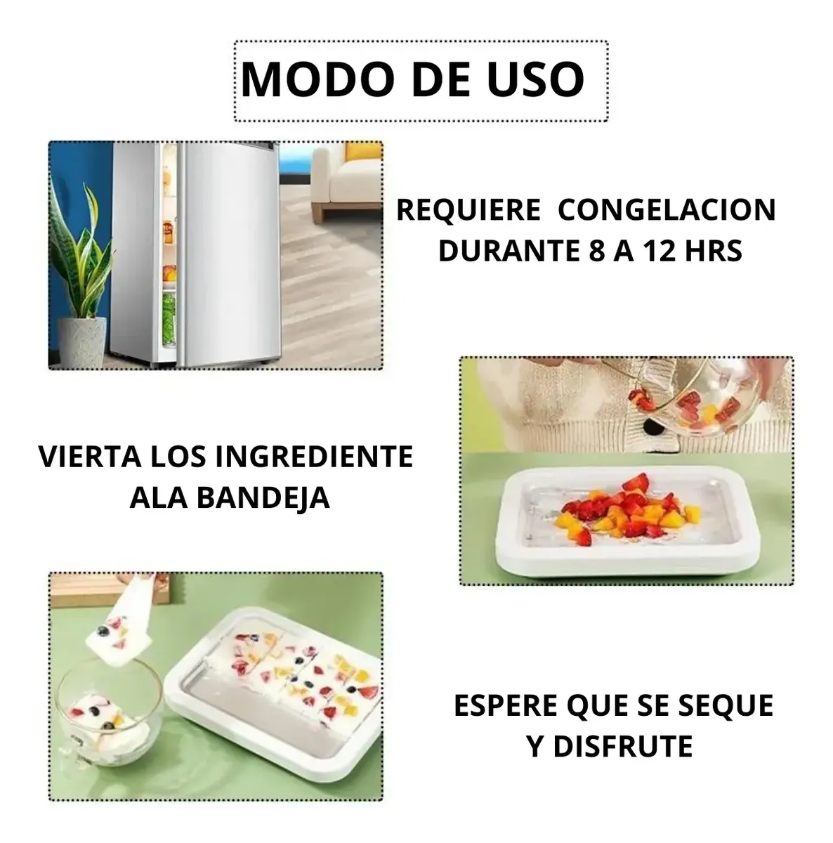 Fabricante De Helados, Ice Cream Rolls Maker — imagen 4