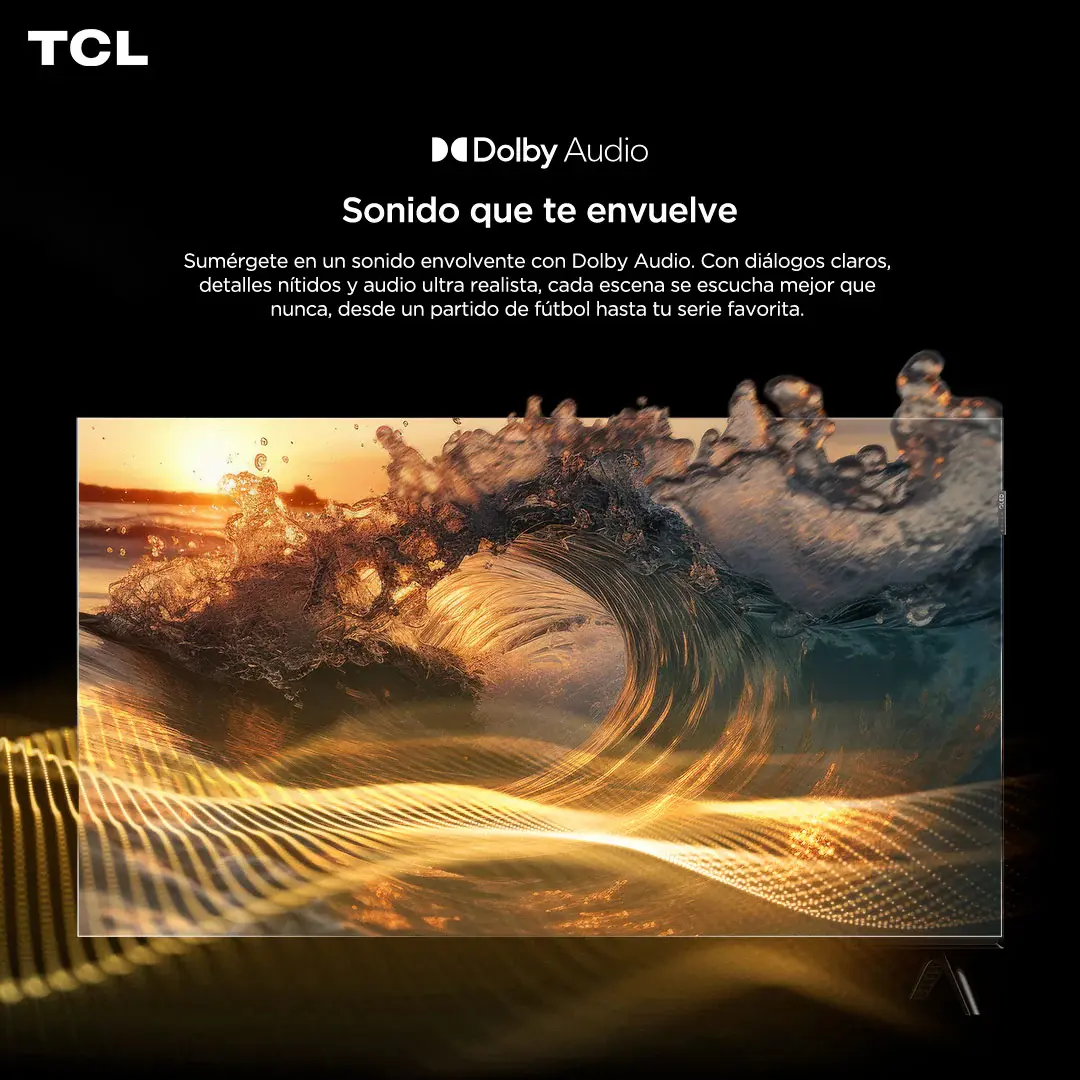 Smart TV 43" TCL QLED Pro Full HD 43S5K Google TV Dolby Audio — imagen 3