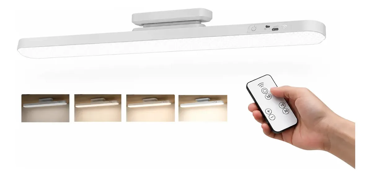 Lámpara LED XL Carrello Bajo alacena 45cm Recargable ajustable con control táctil Modo luz calida y fria (Mod 906)