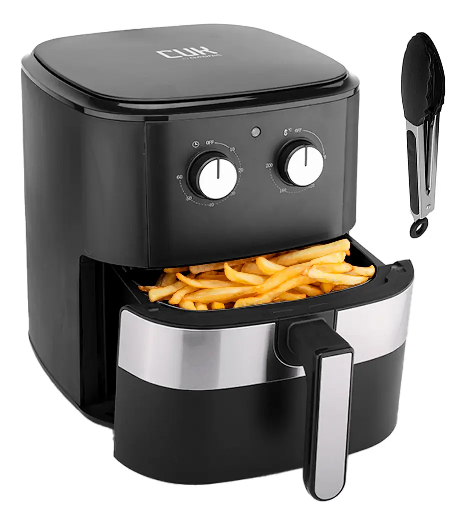 Freidora De Aire Gadnic 6.5 L 1400w 220 240v Temperatura 80 A 200 C Temporizador 60 Minutos Pinza Incluida