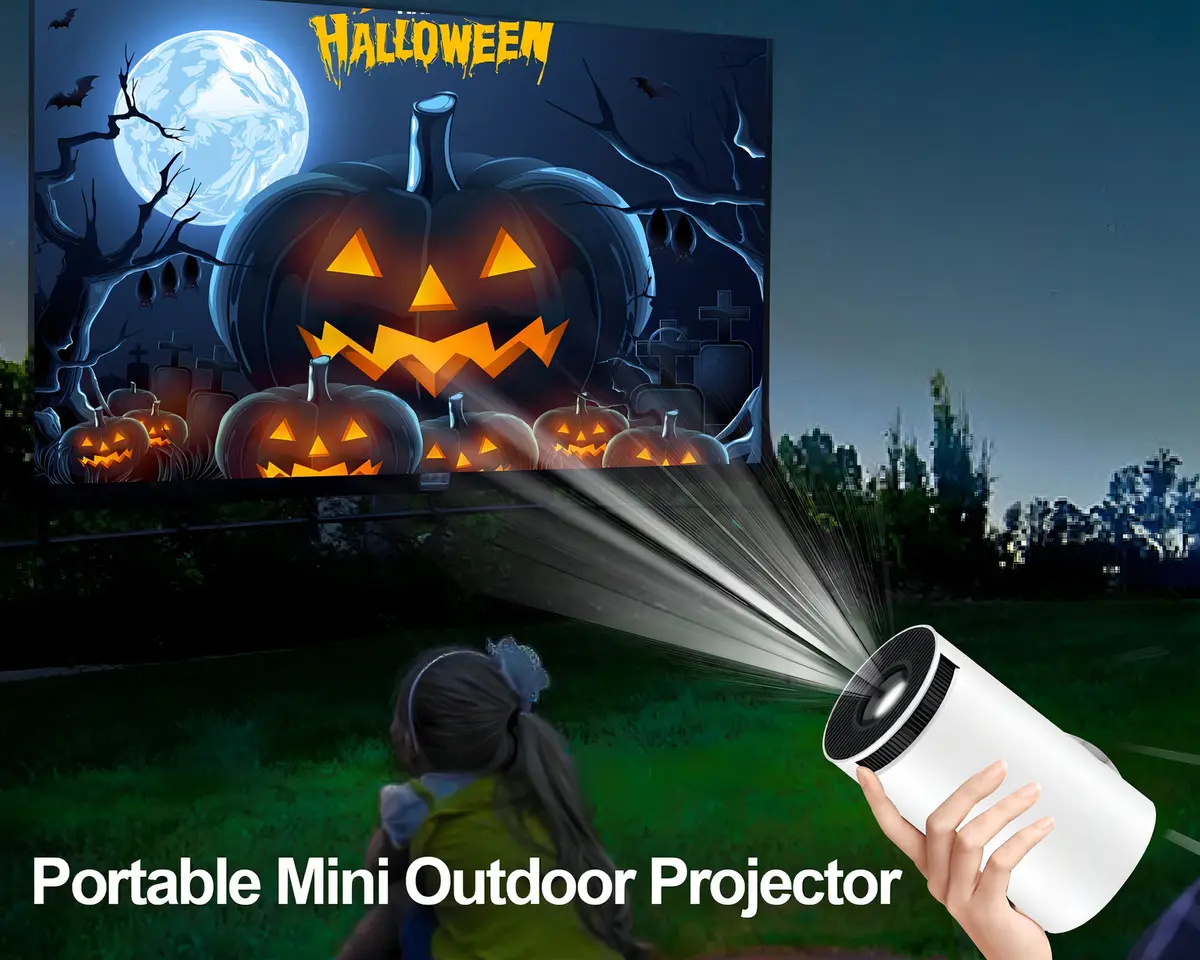Proyector Portátil Long Xing Mini HY300 Android 11 Wi-Fi Bluetooth 4K Blanco — imagen 10