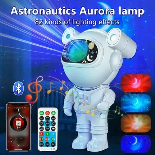 Proyector Oso Astronauta MTI 731 — 82 Modos y Galaxia BT — imagen 3