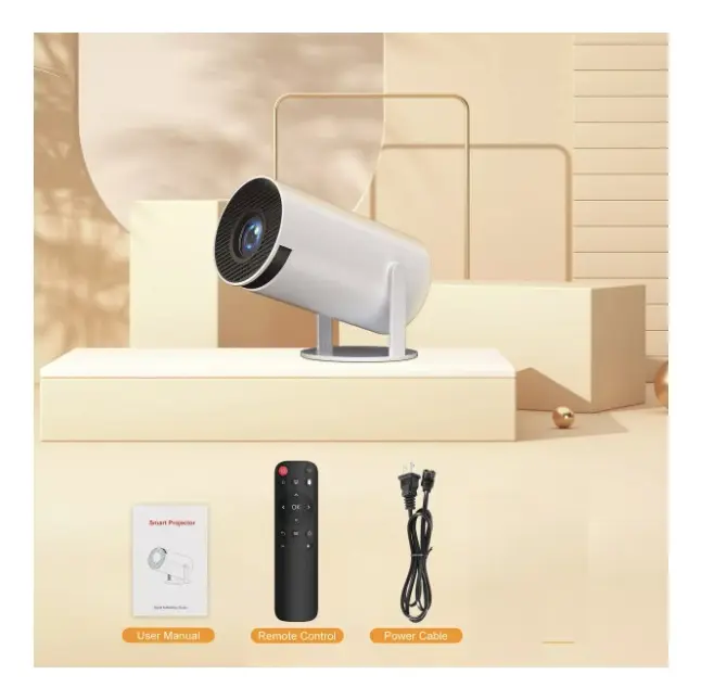 Proyector Led Smart Android 11 Fhd 4500 Lumenes Wifi Bt Color Blanco — imagen 5