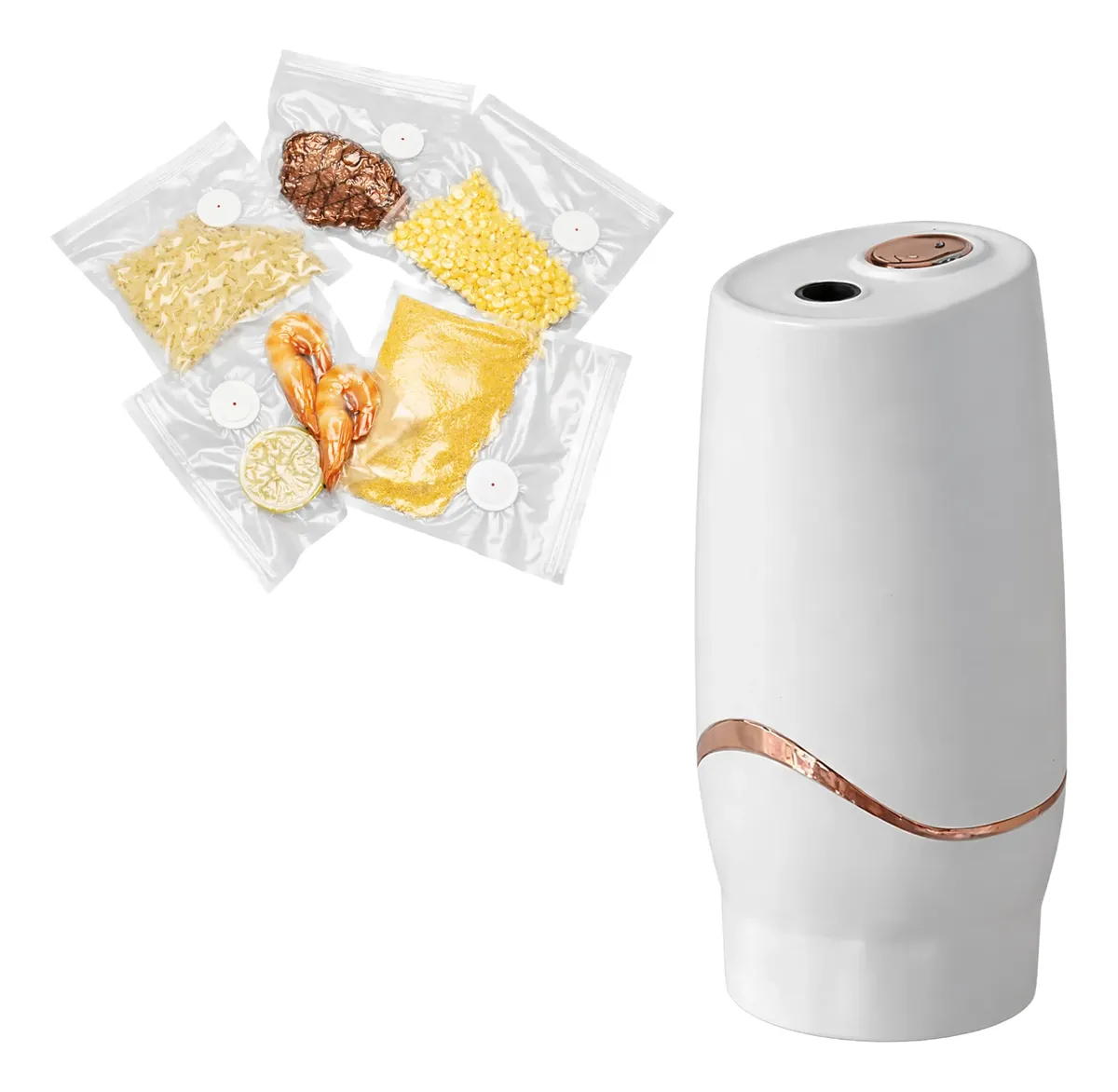 Bomba Selladora Al Vacío Portátil Para Alimentos