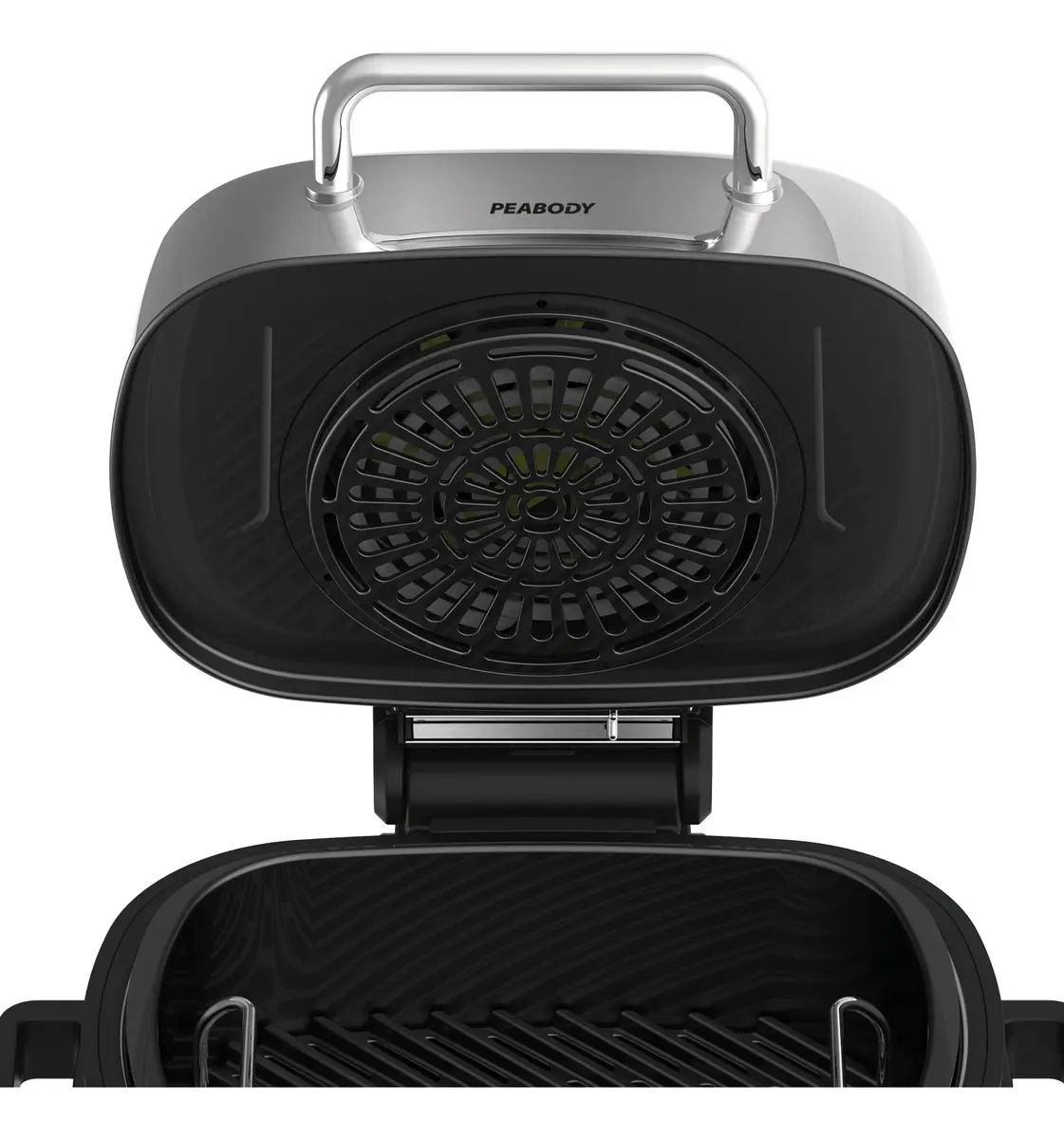 Freidora De Aire Peabody Con Grill 6 Litros 1600 Watts Pe-afg01ix Color Plateado — imagen 5