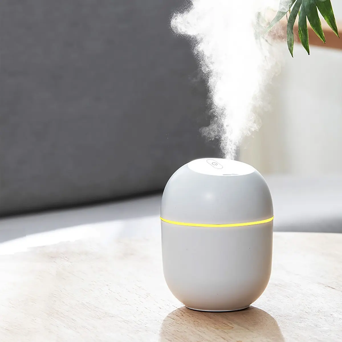 Humidificador Portátil USB 220ml — Difusor Aromático Cápsula Blanca — imagen 4