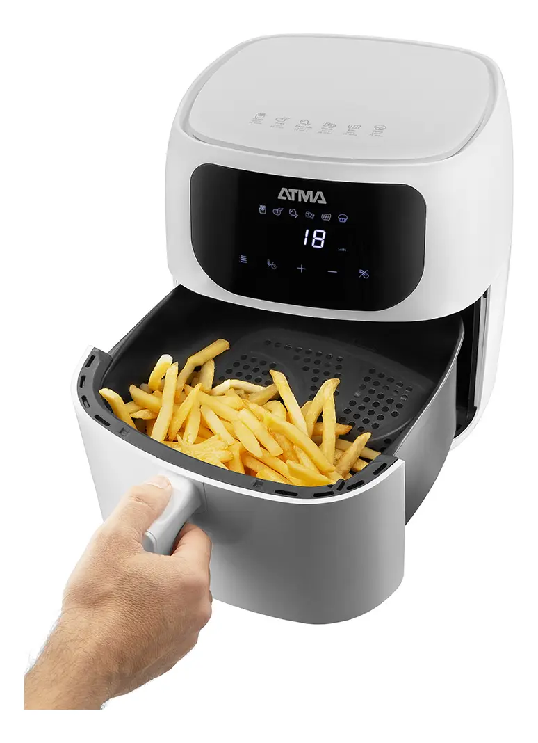 Freidora de aire digital sin aceite Atma Pro Fr60ar 6,5L color blanco — imagen 3