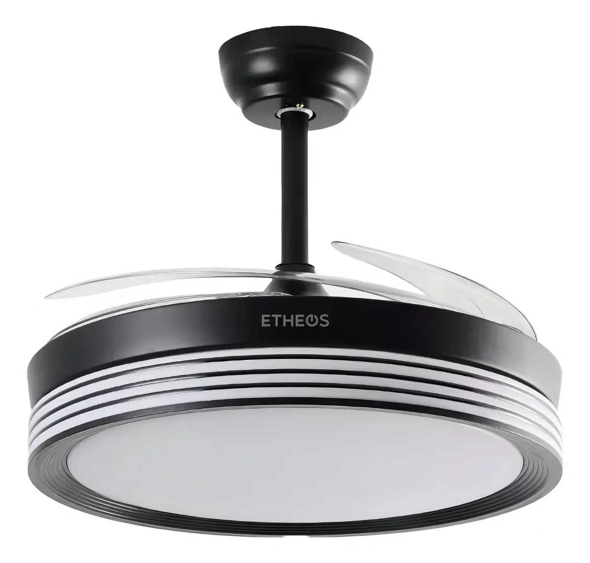 Ventilador De Techo Retráctil Etheos 100w Luz Led Control