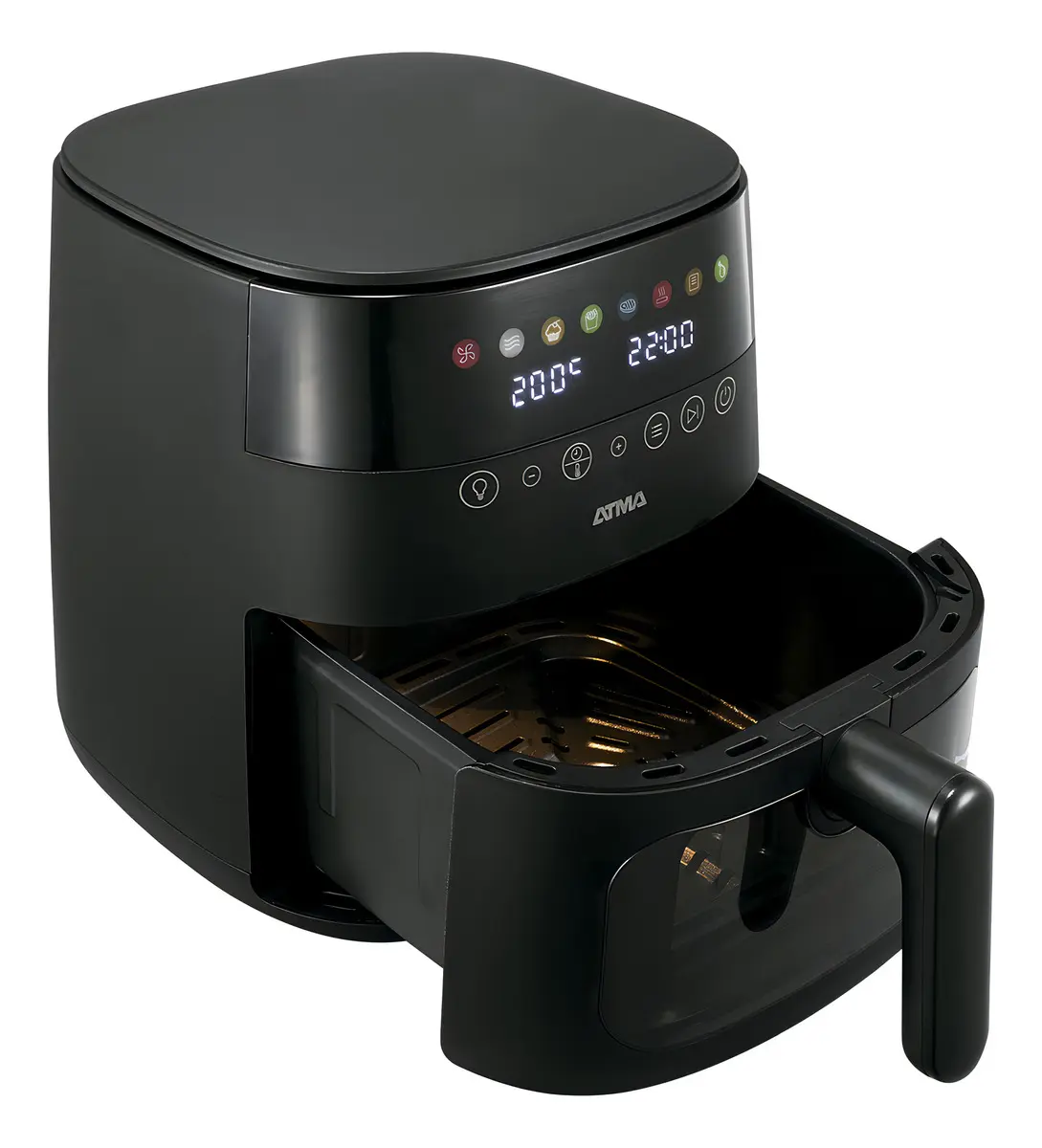 Freidora De Aire Atma Fr248ap 1750w 8l Y Control Táctil — imagen 3