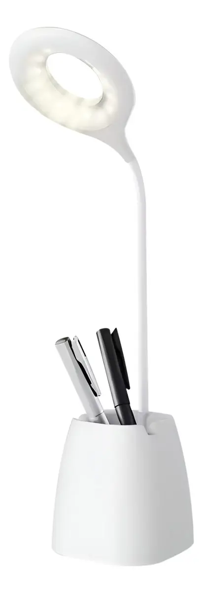 Lampara Velador Led Dakota Mesa Escritorio Flexible Dimerizable Táctil Recargable Lapicero