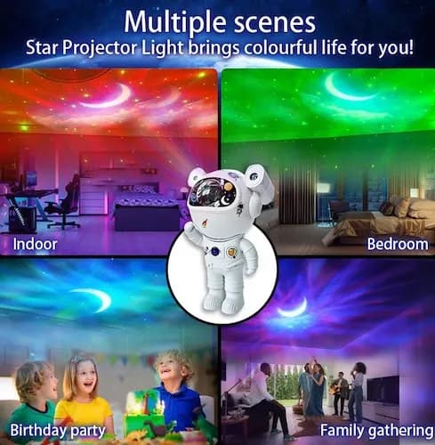 Proyector Oso Astronauta MTI 731 — 82 Modos y Galaxia BT — imagen 4