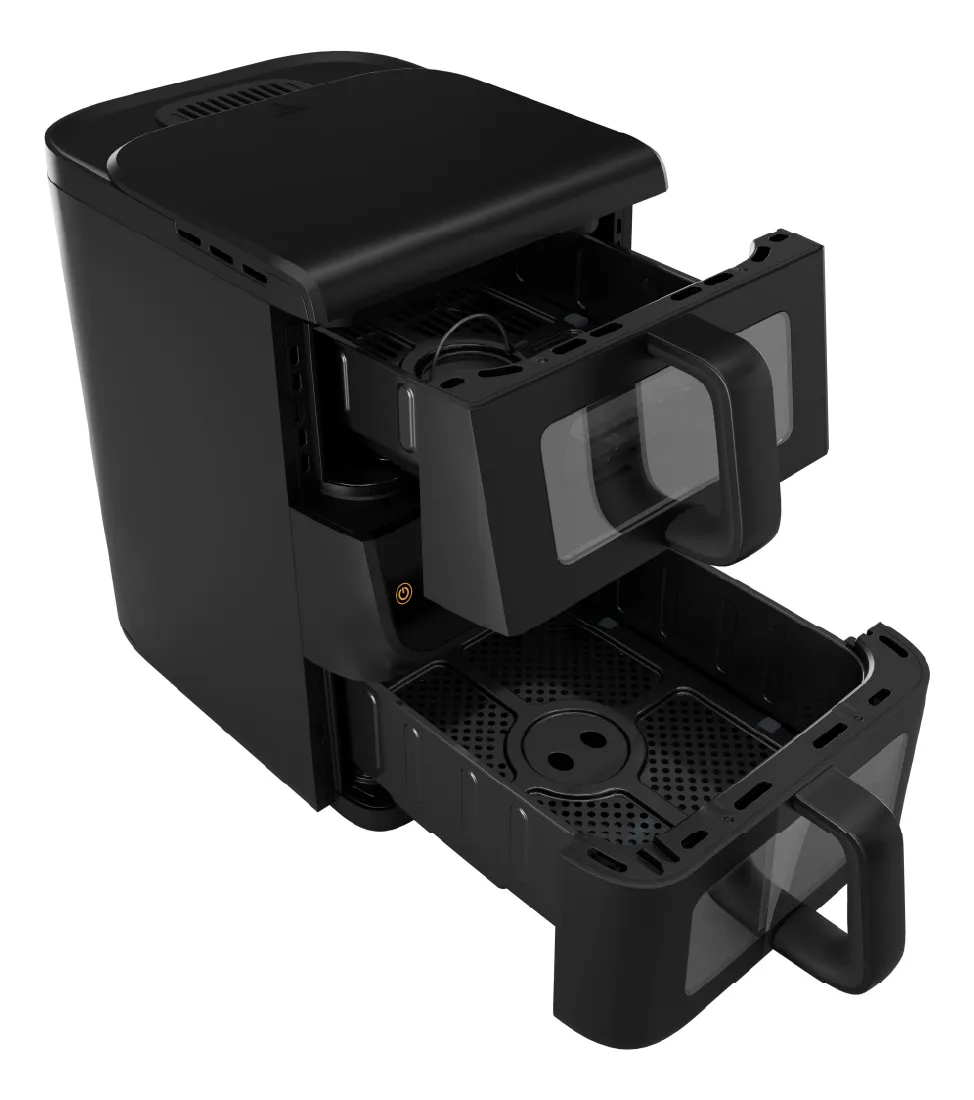 Freidora Doble Piso Pe-afdl102n Capacidad 10 L Peabody Negro — imagen 4