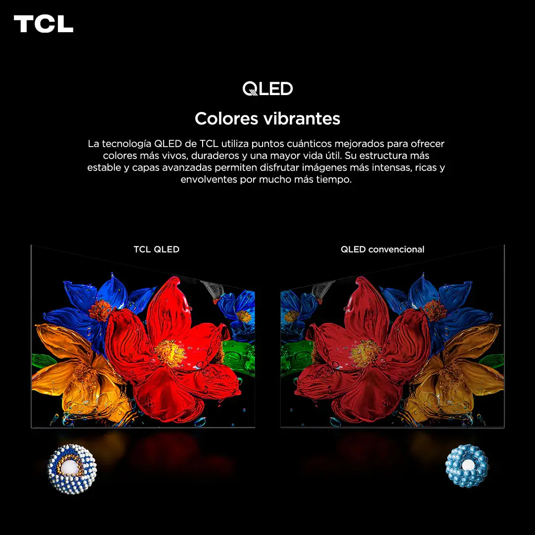 Smart TV 43" TCL QLED Pro Full HD 43S5K Google TV Dolby Audio — imagen 6
