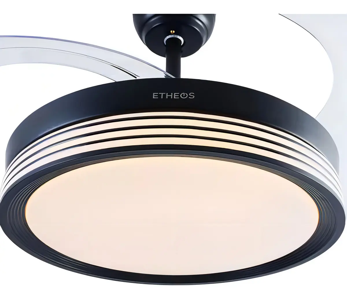 Ventilador De Techo Retráctil Etheos 100w Luz Led Control — imagen 2