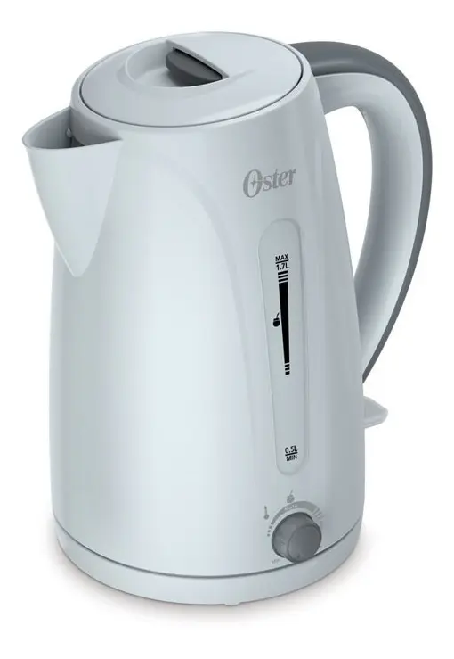 Pava Eléctrica Oster con Control de Temperatura — Función Mate, 1.7L