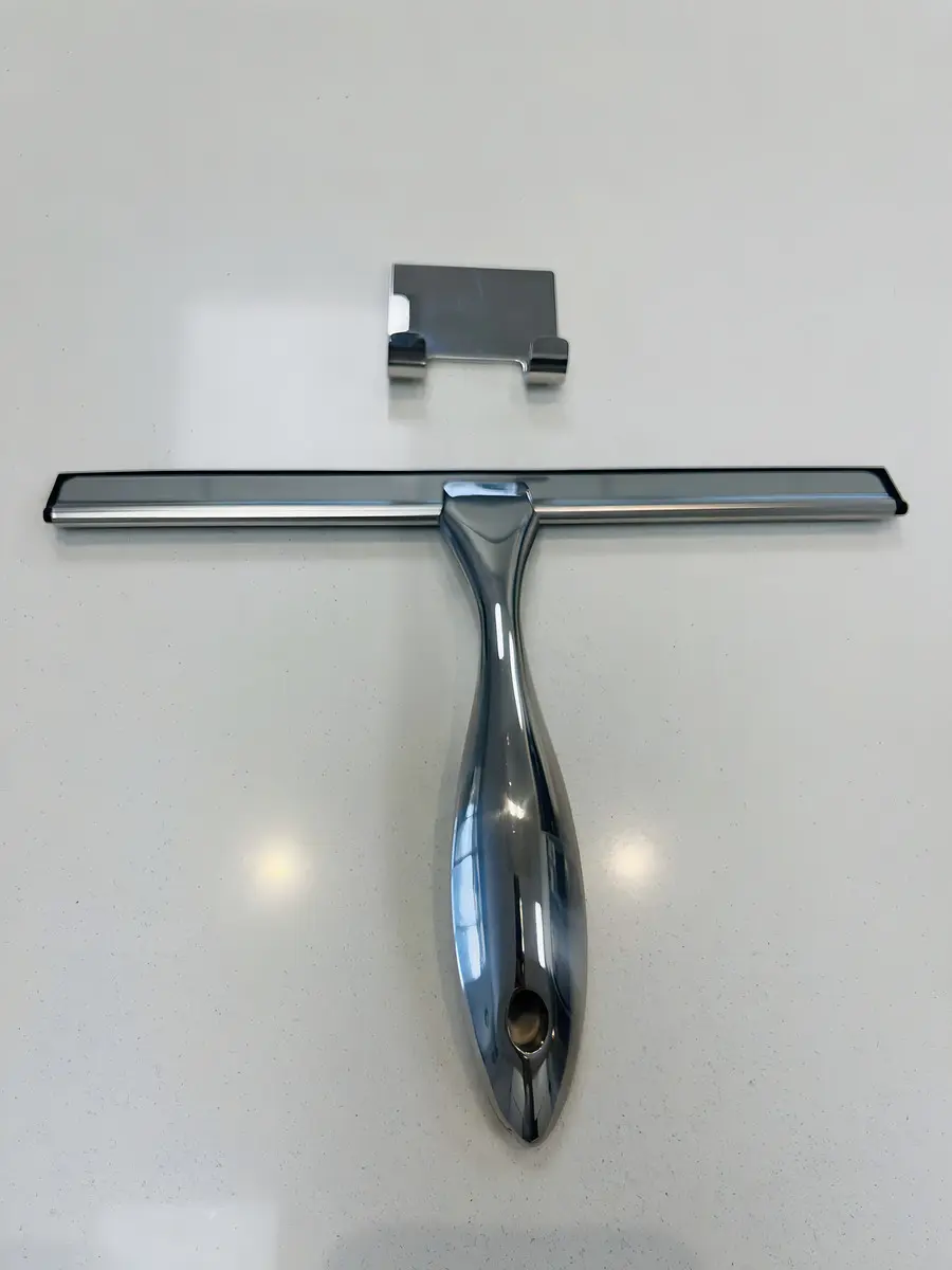 Secador Limpia Vidrios Kiokio Profesional Acero Inoxidable 25cm — imagen 3