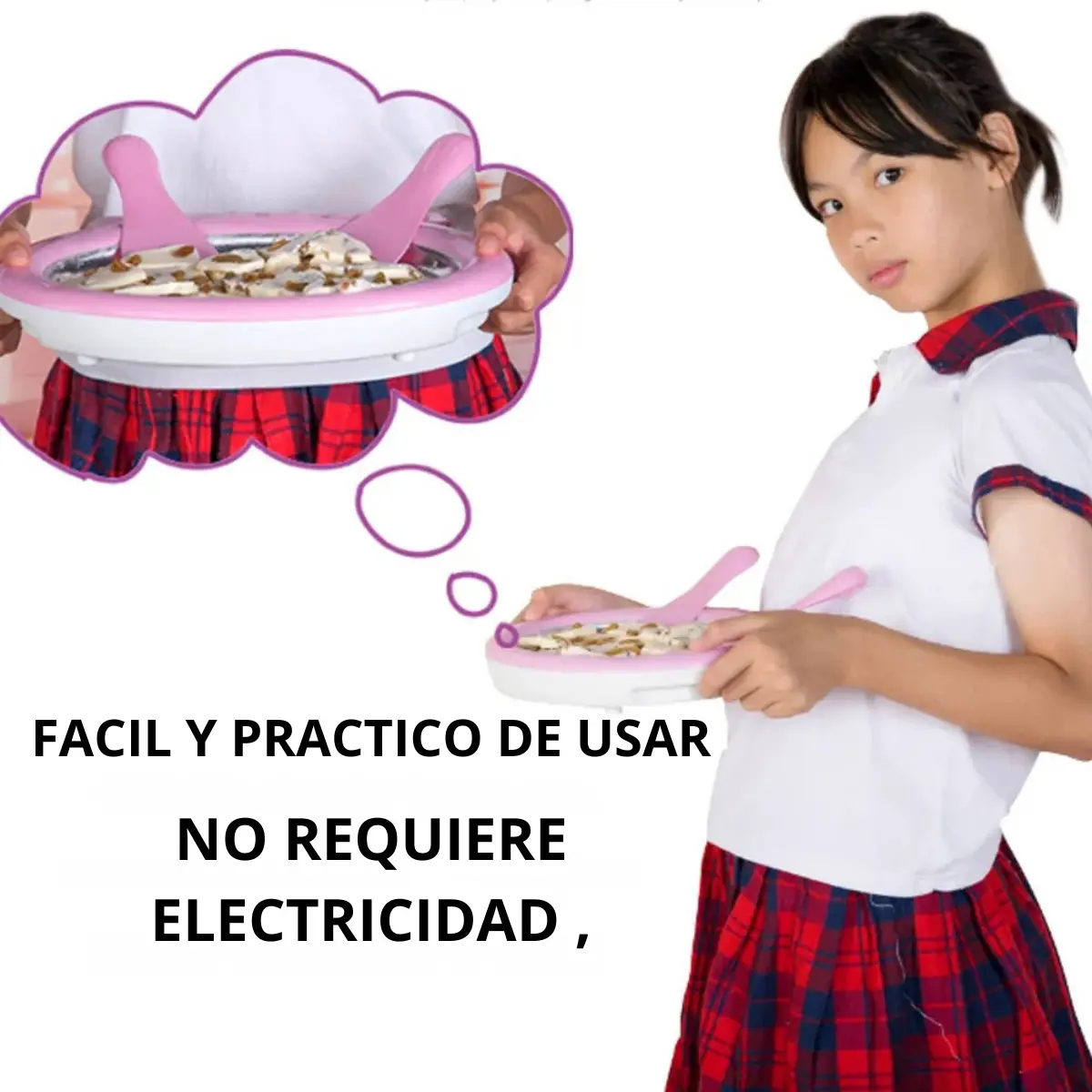 Fabricante De Helados,plancha Ice Cream Rolls Maker Machine — imagen 4