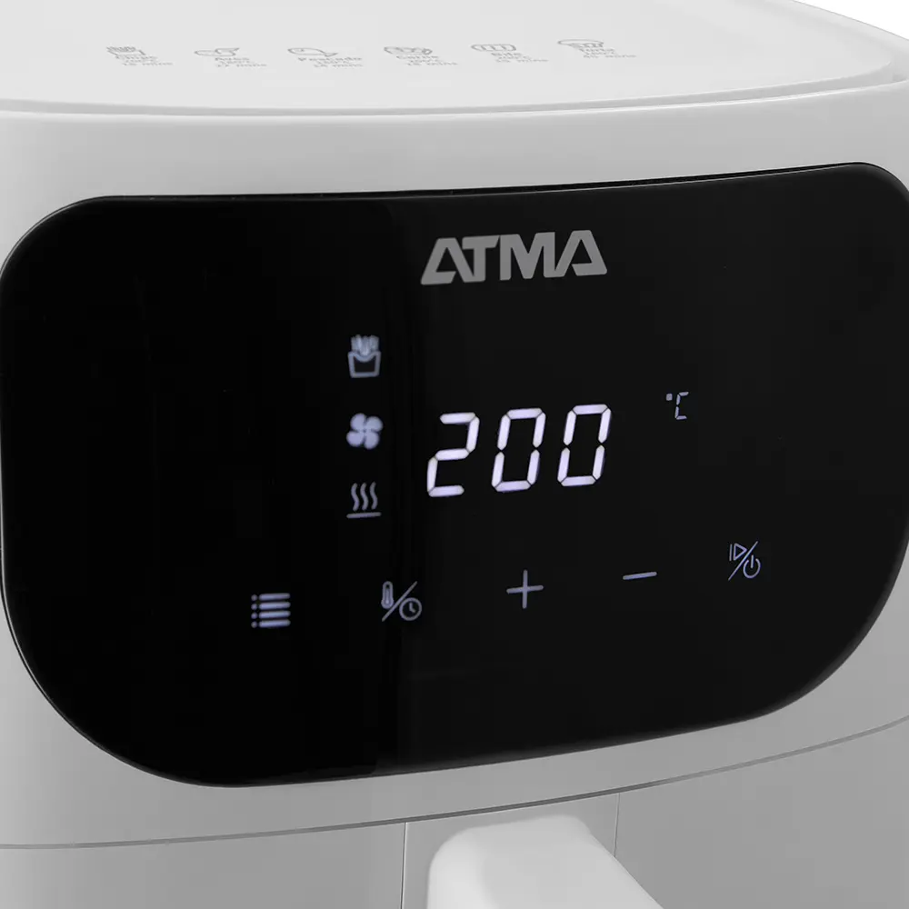 Freidora de aire digital sin aceite Atma Pro Fr60ar 6,5L color blanco — imagen 4