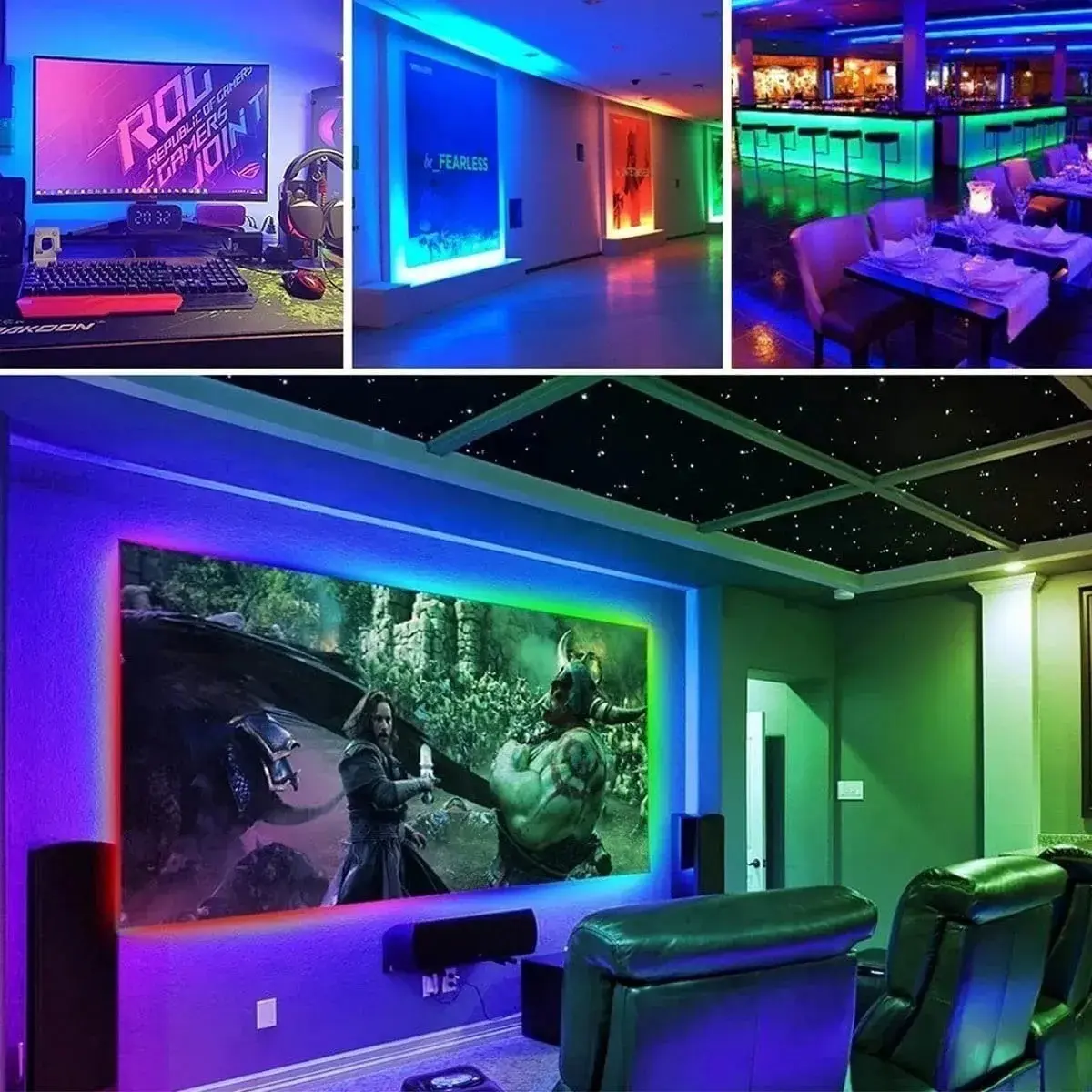 Tira LED Quiero Eso RGB 1M 5050 con Controlador y Fuente IP64 — imagen 3