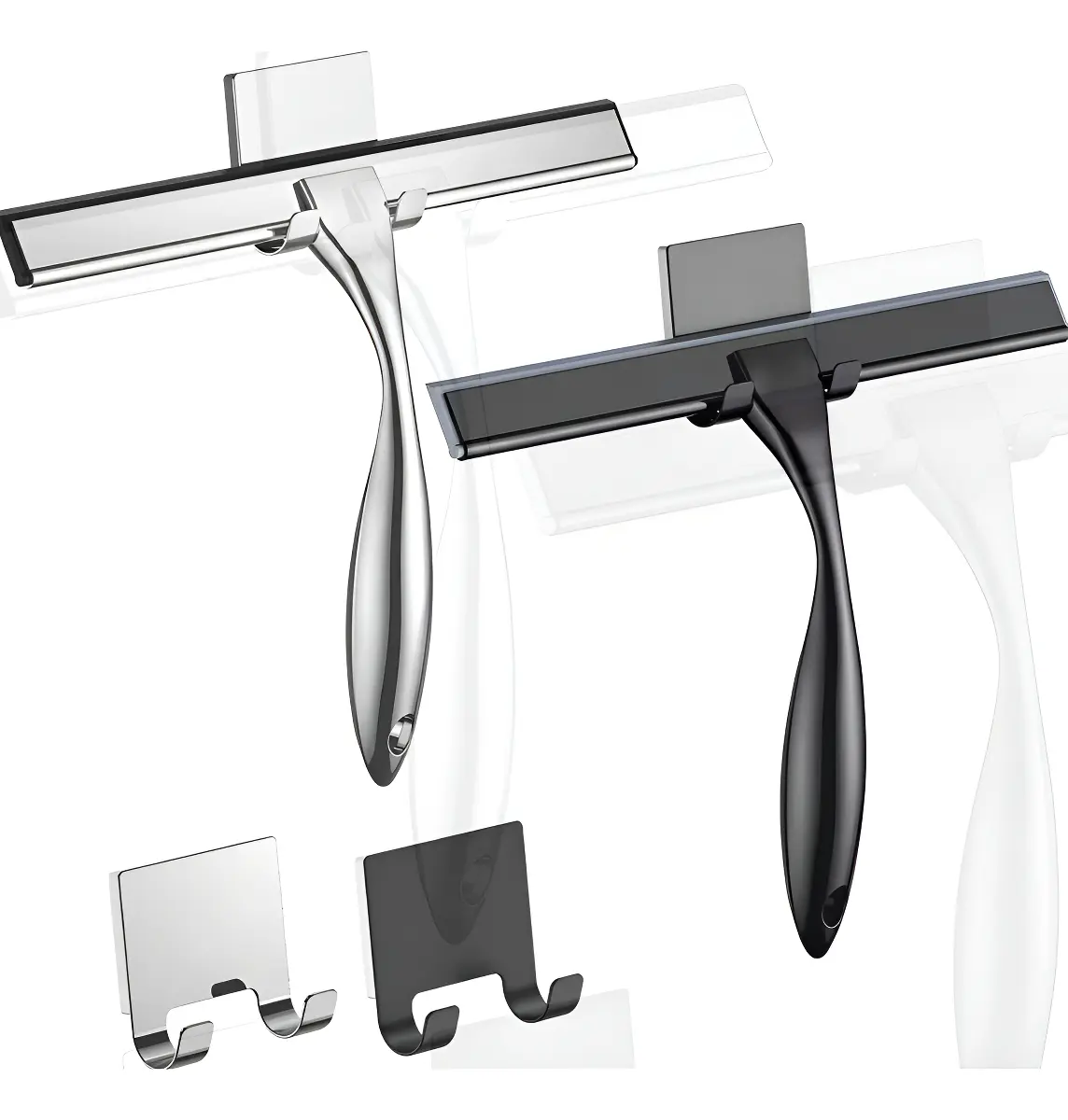 Secador Limpia Vidrios Kiokio Profesional Acero Inoxidable 25cm