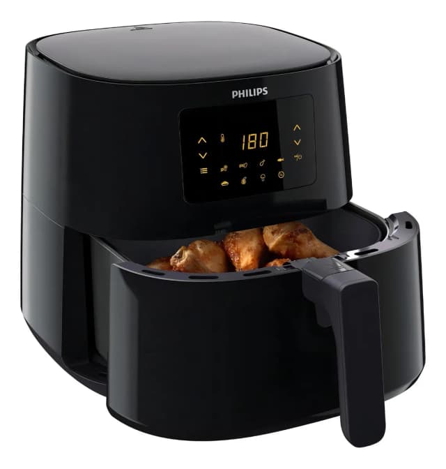 Freidora de aire 6,2 Litros Philips Essential HD927091 Negro