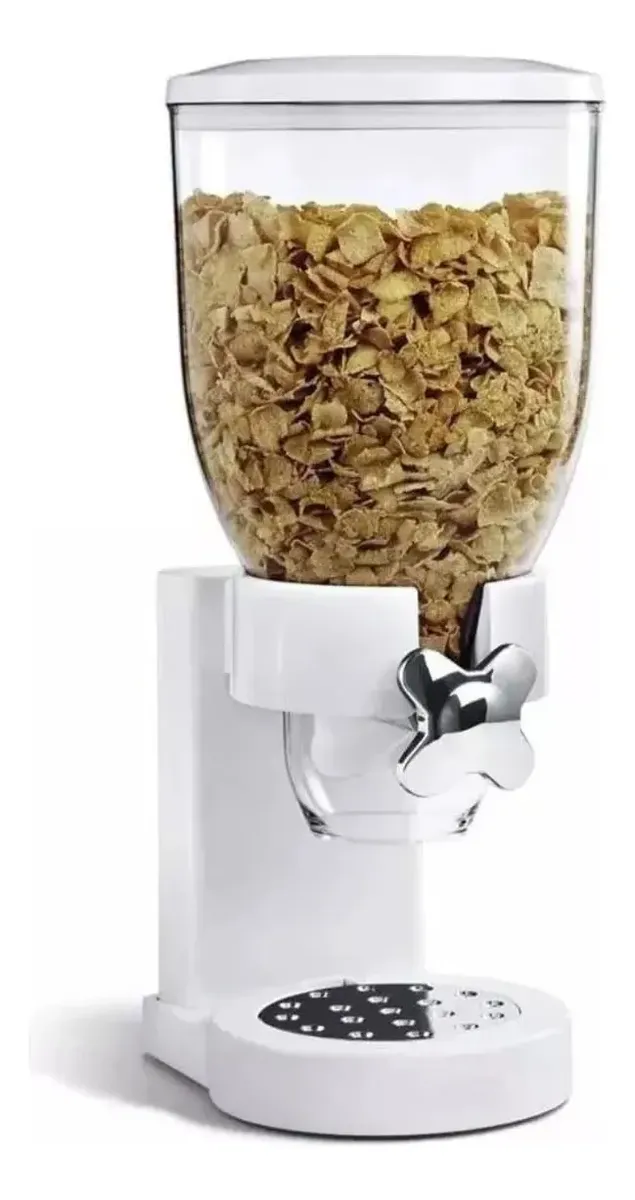 Dispensador de Cereales Sobremesa — Hermético, Dosificador Giratorio
