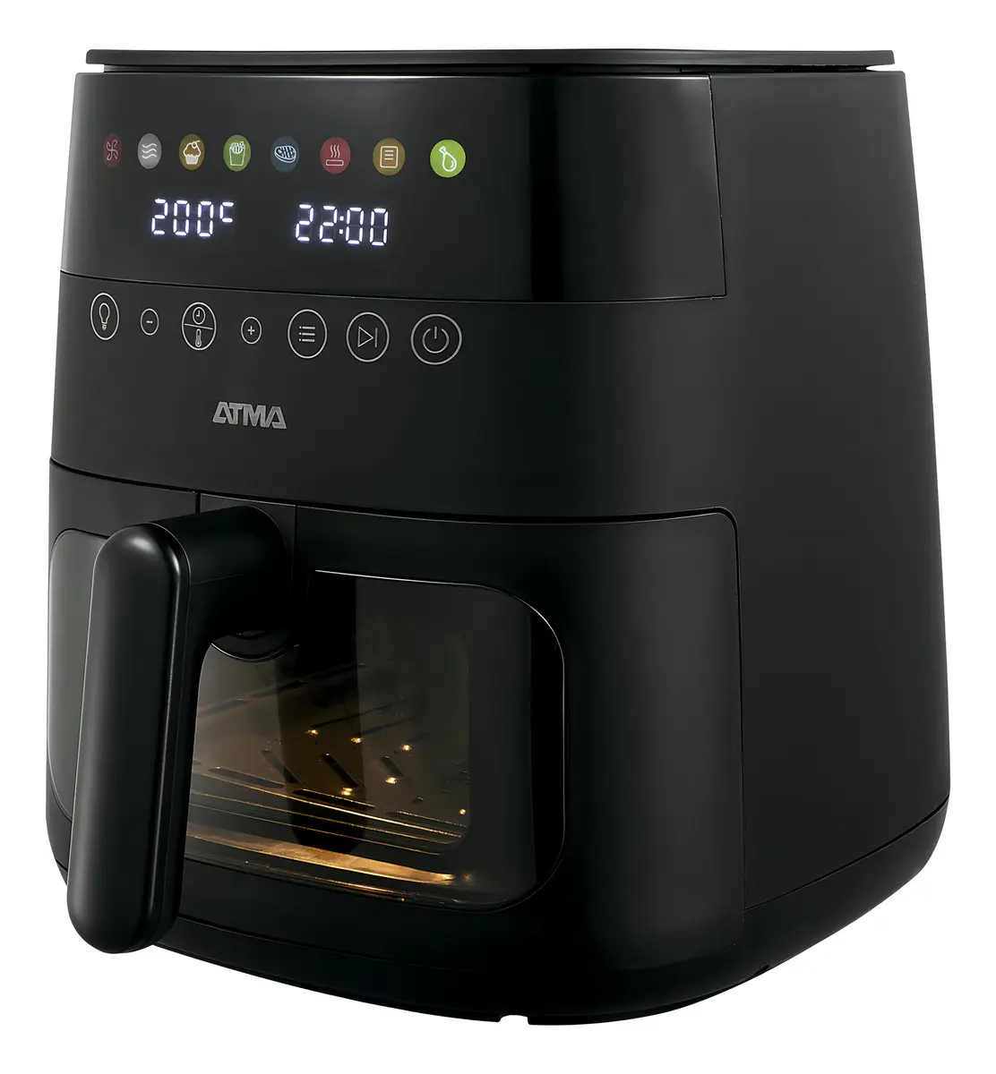 Freidora De Aire Atma Fr248ap 1750w 8l Y Control Táctil — imagen 2