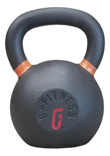 Pesa Rusa Kettlebell Fundición 28kg X Unidad Color Negro