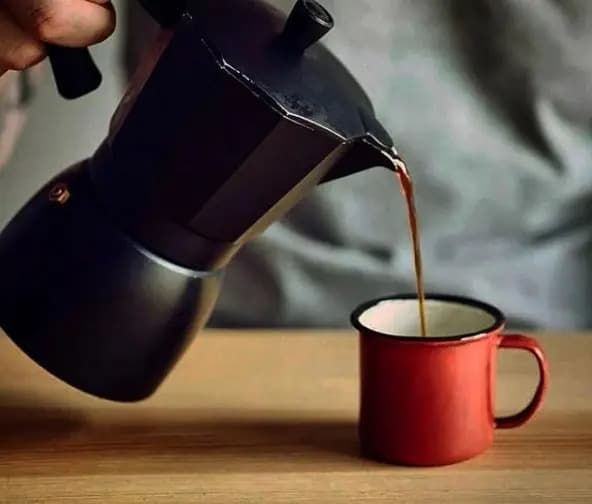 Cafetera Volturno Ebano 9 Pocillos Color Negro — imagen 5