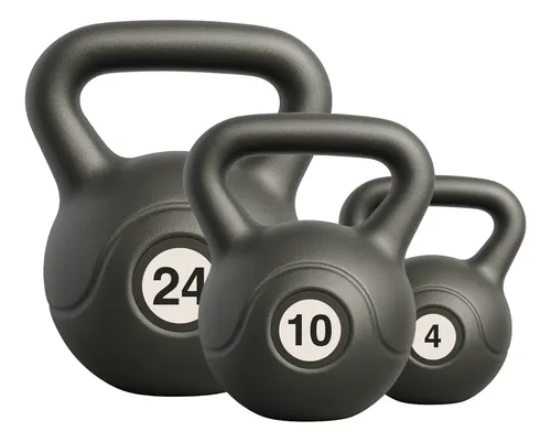 Pesas Rusas 10 Kg Pvc Kettlebell Pesa Rusa Cross Gym Fitness — imagen 2