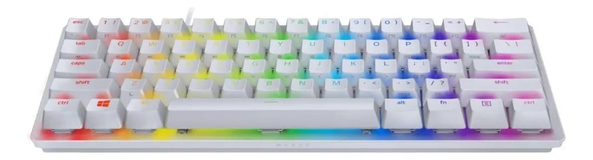 Teclado Gamer Razer Huntsman Mini 60% Óptico RGB Mercury