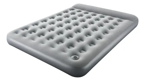 Colchón Inflable de 2 Plazas con Inflador Incorporado y Almohadas