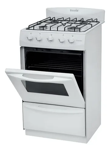 Cocina Escorial Candor S2 — 51 cm, 4 Hornallas, Solo Gas Natural — imagen 2
