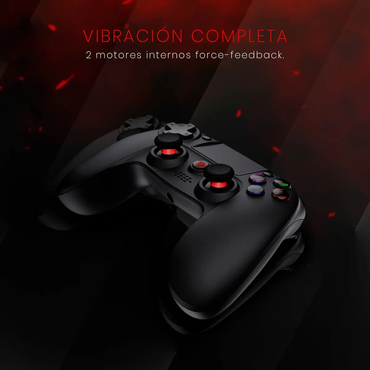 Joystick Gamepad Redragon Juno G818 Usb Wireless PS4 PC — imagen 3