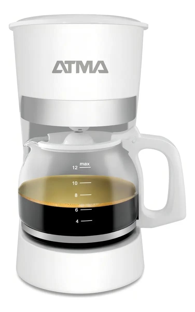 Cafetera de filtro Atma CA8133 semiautomática blanca — imagen 2
