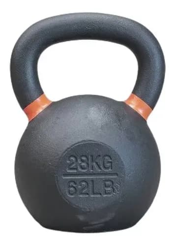 Pesa Rusa Kettlebell Fundición 28kg X Unidad Color Negro — imagen 2