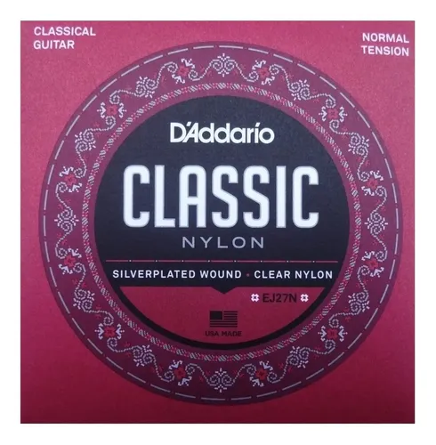 Encordado para Guitarra Criolla D'Addario EJ27N Tensión Normal