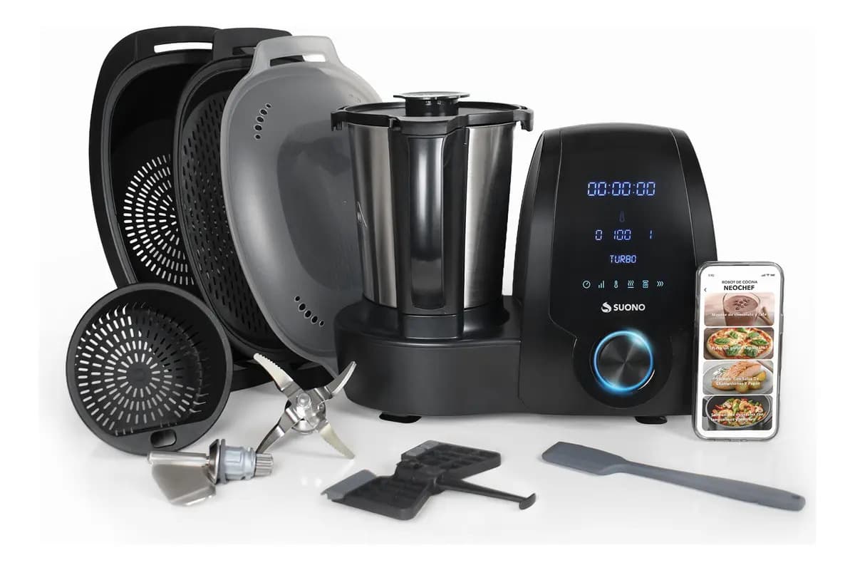 Robot Asistente De Cocina Suono Neochef Multifunción 3.3 Lts Wifi — imagen 2