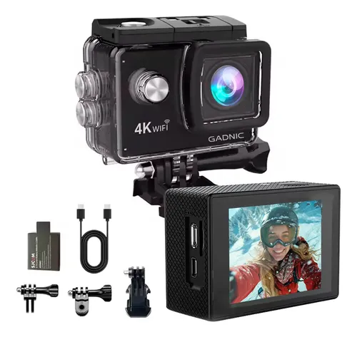 Cámara Deportiva Gadnic 4K WiFi 170° 16 MP