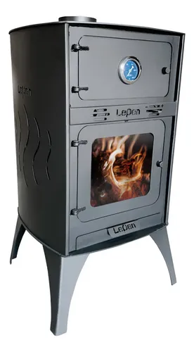 Lepen Moquehue 13500 con Horno — Estufa a Leña Doble Combustión 13.500 kcal/h