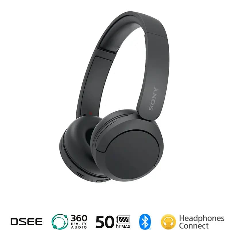 Auriculares Inalámbricos Bluetooth Sony WH-CH520 Negro — imagen 2