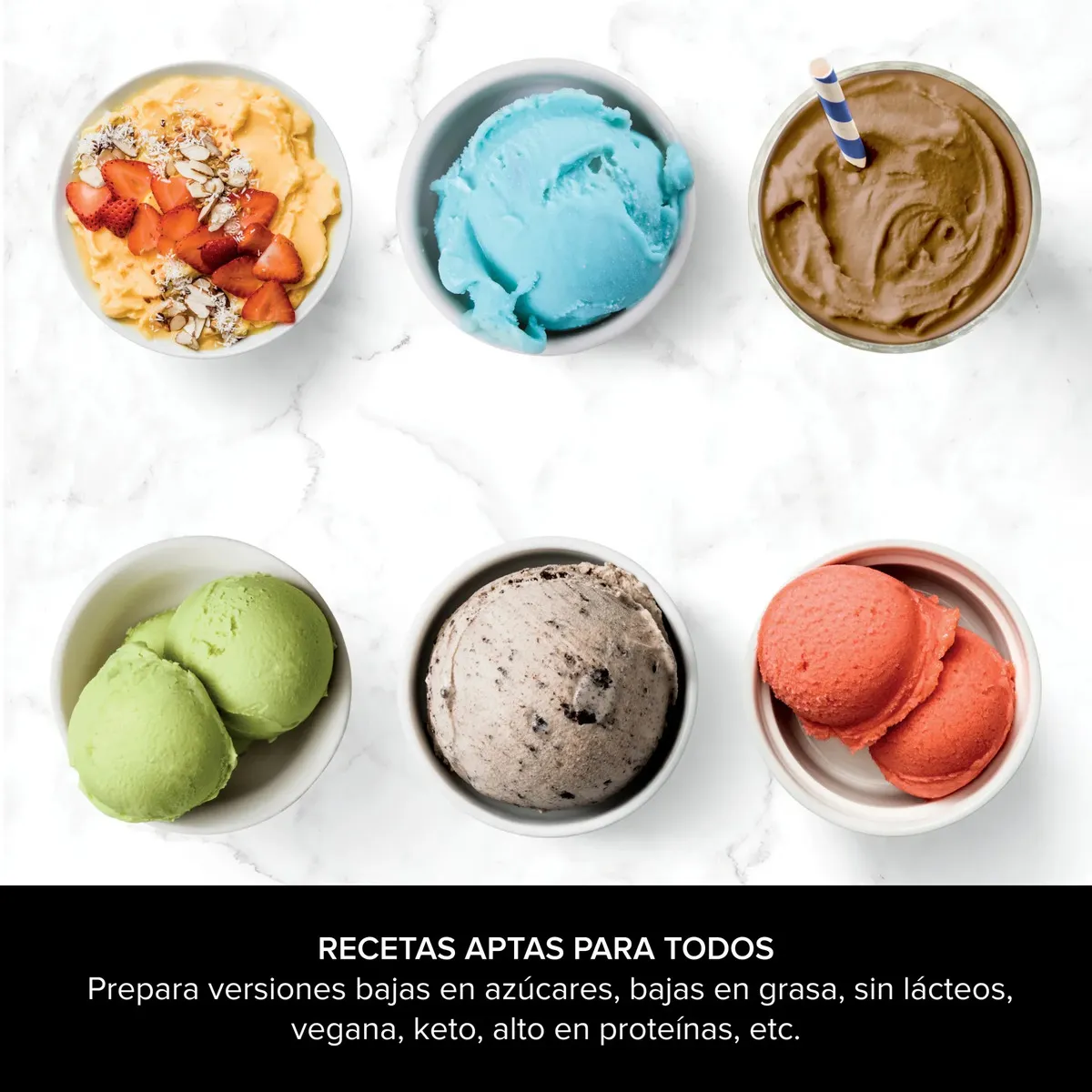 Máquina de Helados Ninja CREAMi NC300EU — 1,4 L, 7 Programas — imagen 4