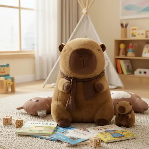 Peluche Capibara Capybara Carpincho Muy Suave 22cm Importado — imagen 2