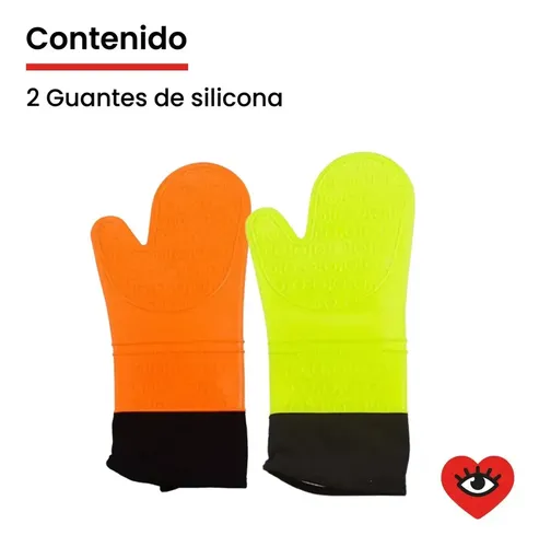 Guantes Manopla de Silicona Veoquiero — Pack x2, Doble Capa, hasta 230 °C — imagen 3